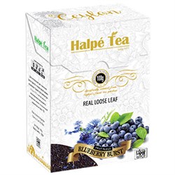 Чай черный "Черничный взрыв" LOOSE TEA BLACK BLUEBERRY 100г (весовой) HALPE TEA 981961 - фото 10052