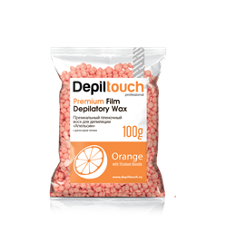 Depiltouch Пленочный воск Premium Orange 100гр 871411 - фото 10054