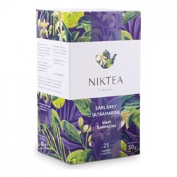 Чай черный Niktea Earl Grey Ultramarine в пакетиках 2 г 25 шт 80502 - фото 10172