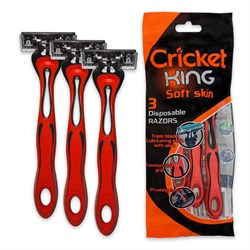 Cricket Бритвенный станок King 3, мужской, одноразовый, 3 шт 34643 - фото 10215
