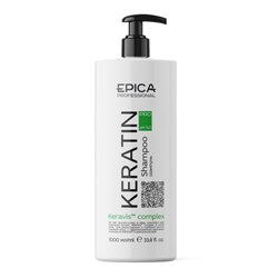 EPICA Professional Keratin PRO Шампунь для реконструкции и глубокого восстановления волос 1000мл 91401 - фото 10404