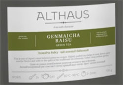 Althaus чай Genmaicha Raisu зеленый байховый ,100 г. TALTHL-L00162 - фото 1068