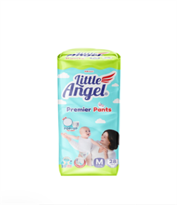Трусики-подгузники Little Angel Baby Premier Jumbo, размер Medium LAP-PM28 - фото 10698