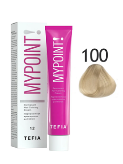 TEFIA Mypoint Перманентная крем-краска 100 специальный блондин натуральный, 60мл MPCLR60-100 - фото 11454