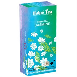 Чай зеленый со вкусом жасмина GREEN TEA JASMINE 25 пак. (пакетированный) HALPE TEA 981862 - фото 2889