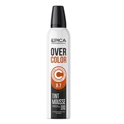 Оттеночный мусс для волос «Шоколад» 8.7 «OVERCOLOR», 250 мл Epica Professional 913154 - фото 3208