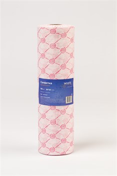 Салфетка 30*20 рулон White line розовый, 100 шт 220681 - фото 3709