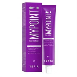 Tefia. Гель краска для волос тон в тон 7.85 MYPOINT 60 мл 65836 - фото 5101
