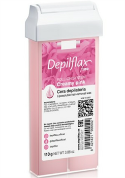 Depilflax Воск в картридже Розовый Кремовый (плотный) PINK 110 гр 900984D - фото 5613