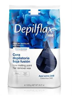 Depilflax Воск горячий в брикетах, в пакете Азуленовый 1000 гр 900335D - фото 5641