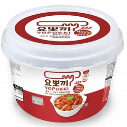 Hot&Spicy Topokki (rice cake)/ Токпокки Остро-пряный (рисовые палочки с соусом), стакан 180г 402981 - фото 6567