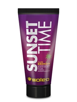 Soleo SUNSET TIME Темный крем-бронзатор для загара с комплексом морских водорослей, 150 мл. WBAS00039 - фото 6579