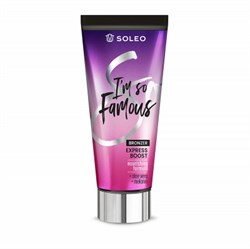 Крем-автобронзатор для тела Soleo I'm So Famous Bronzer Express Boost, 150 мл WGLA00003 - фото 6605