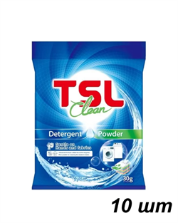 TSL Стиральный порошок  универсальный для стирки белья, 10 х 30 гр. 112464/10 - фото 7446