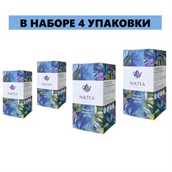 Niktea English Breakfast Английский завтрак, чай черный в пакетиках, 4 упаковки 82568/4 - фото 7597