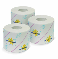 Бумага туалетная однослойная, белый, 3 рулона 600-846/3