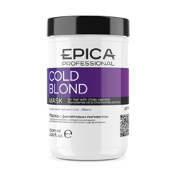 EPICA Cold Blond Маска с фиолетовым пигментом, маслом макадамии и экстрактом ромашки, 1000 мл. 91354 - фото 7996
