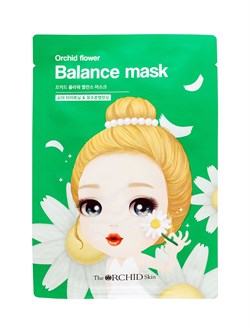THE ORCHID SKIN Маска для лица тканевая восстанавливающая Balance Mask, 25 г JP62396 - фото 8452