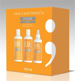 MYCARE Набор "Сила и эластичность. Восстановление поврежденных волос" TEFIA SETREP63047 - фото 89