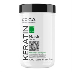 EPICA Professional Keratin PRO Маска для реконструкции и восстановления волос 1000мл 91405 - фото 9247