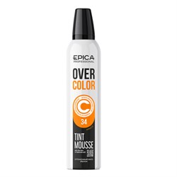 Оттеночный мусс для волос «Абрикос» 34 «OVERCOLOR», 250 мл Epica Professional 913157 - фото 9357