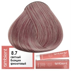 Крем-краска для волос AMBIENT 8.7 Tefia 63870 - фото 9539