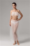 Парео на резинке белый спандбонд 30 г/кв.м 150х80 см 10 шт/упк Чистовье 01-684