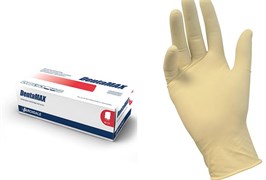 Перчатки латексные неопудренные DentaMax, XL, желтый, 100 шт/упк 00-250