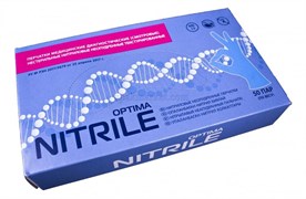 Перчатки Нитриловые голубые размер M MEDIOK OPTIMA NITRILE 50 пар/упк MEDIOK-M-BLUE