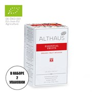 Набор Чай Althaus Deli-Pack Фруктовое Искушение / Essential Fruits, 2 х 20 пакетиков TALTHB-DP0042/2