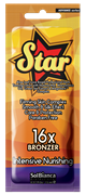 SOLBIANCA Крем для загара с натуральным медом, маслом макадамии Star 15 мл 601-811/2