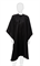 Dewal Professional Пеньюар для стрижки Матовый на крючках Черный AA09Black - фото 11163