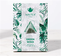 Чай в пирамидках зеленый NIKTEA Зеленый Ветер, 15 шт 390162