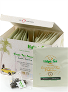 HALPE TEA,Премиальный зеленый чай со вкусом жасмина Green tea Jasmine (20 пирамидок) 982395