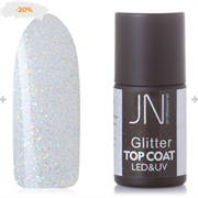 JessNail Топ без липкого слоя Glitter №09, 10 мл 109372