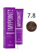 TEFIA Гель-краска для волос тон в тон 7.8 блондин коричневый 60 мл 168034