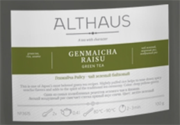 Althaus чай Genmaicha Raisu зеленый байховый ,100 г. TALTHL-L00162