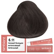 Крем-краска для волос AMBIENT 6.11, Tefia 63528