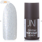 JessNail Топ без липкого слоя Glitter №17, 10 мл 109374