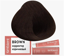 Коричневый корректор, Перманентная крем-краска  для волос, AMBIENT TEFIA 60 мл. 064723