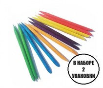 Набор Палочки JESSNAIL апельсиновые 13см 2 х 10шт/уп цветные 201329/2