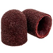 Колпачок-насадка для педикюра коричневый 13 мм 120 грит, 10 шт/уп 603-584