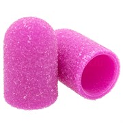 Колпачок-насадка для педикюра фиолетовый (пластик) 7 мм 120 грит, 10 шт/упк 603-590