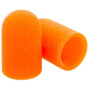 Колпачок-насадка для педикюра оранжевый (пластик) 7 мм 320 грит, 10 шт/упк 603-598