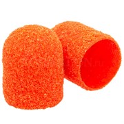 Колпачок-насадка для педикюра оранжевый (пластик) 13 мм 80 грит, 10 шт/упк 603-654