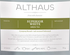Althaus чай Superior White, зеленый байховый листовой, 70 г. TALTHG-L00158