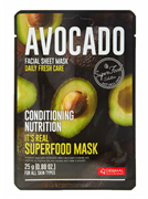 DERMAL Superfood Маска для лица c авокадо 25г НФ-00004118