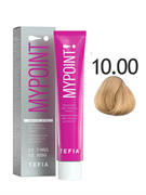 TEFIA Mypoint Крем-краска 10.00 экстра светлый блондин натуральный для седых волос, 60мл MPCLR60-10.00