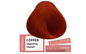 Медный корректор, Перманентная крем-краска  для волос, AMBIENT TEFIA 60 мл. 064761