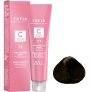 TEFIA ABS Крем-краска для волос с маслом монои, 60 мл 5.3 светлый брюнет золотистый 24938